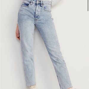 Sky Hi Straight Light Wash Jeans